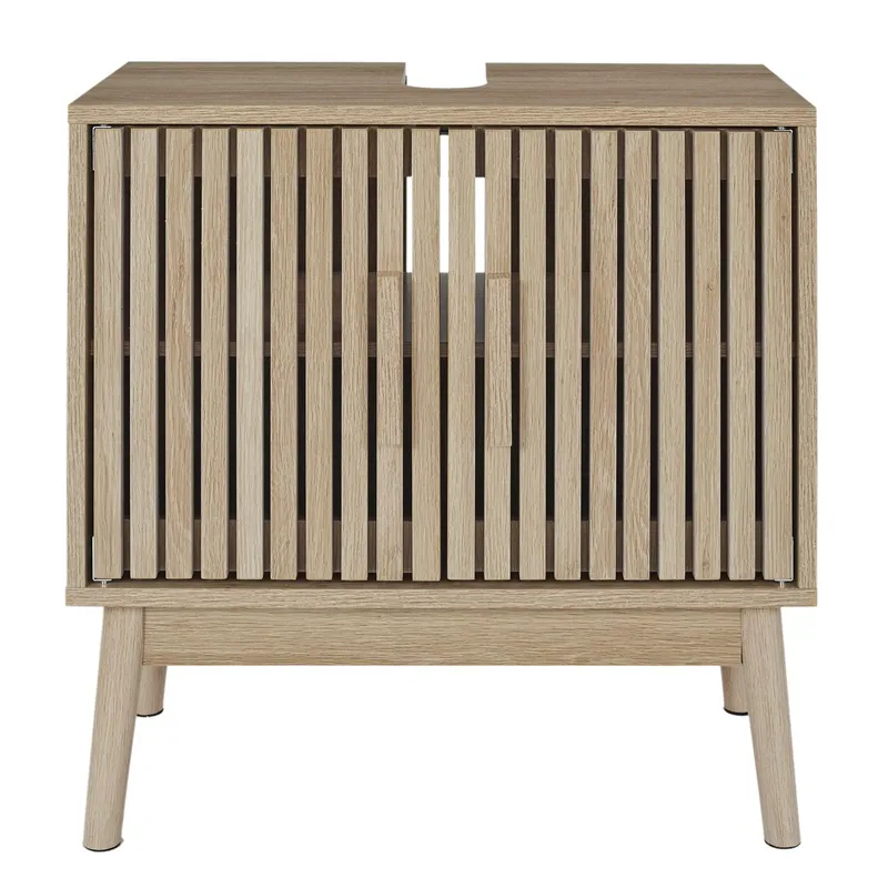Szafka Łazienkowa MEBLIVA Klaus 60 cm Drewniana - Naturalny