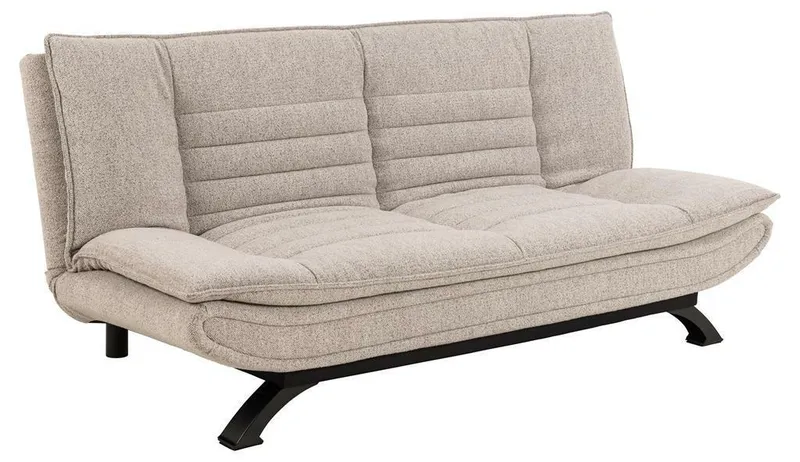 Sofa Rozkładana MEBLIVA Faith Monza, Tkanina, Nowoczesna - Beżowa