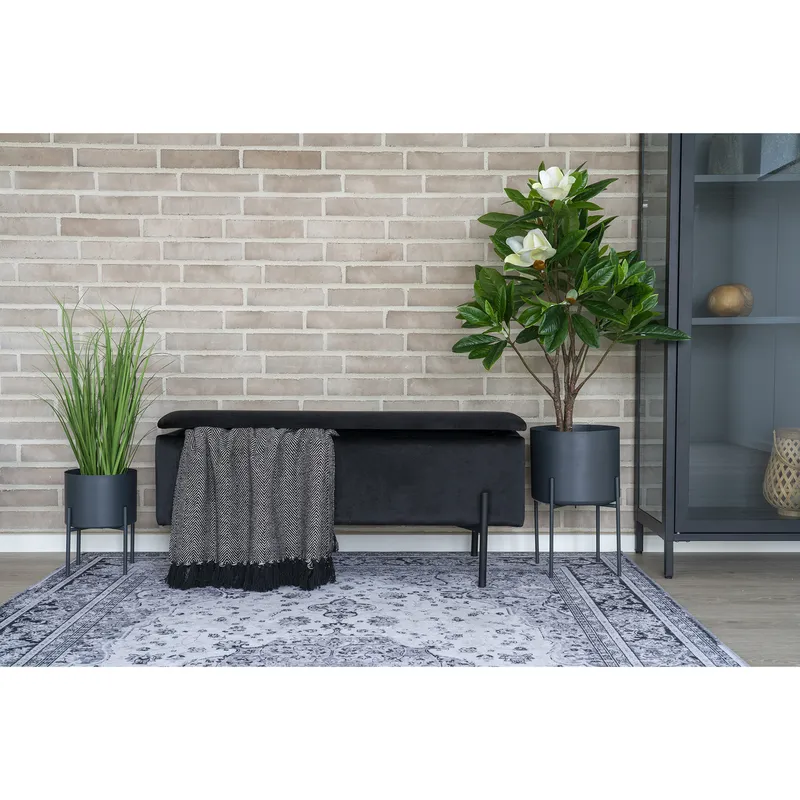 Sztuczna Trawa MEBLIVA W Czarnej Donicy 68cm - Zielony