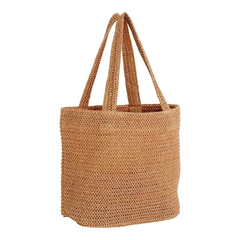 Torba Na Zakupy MEBLIVA Parade, Papier I Słoma, Boho - Naturalny