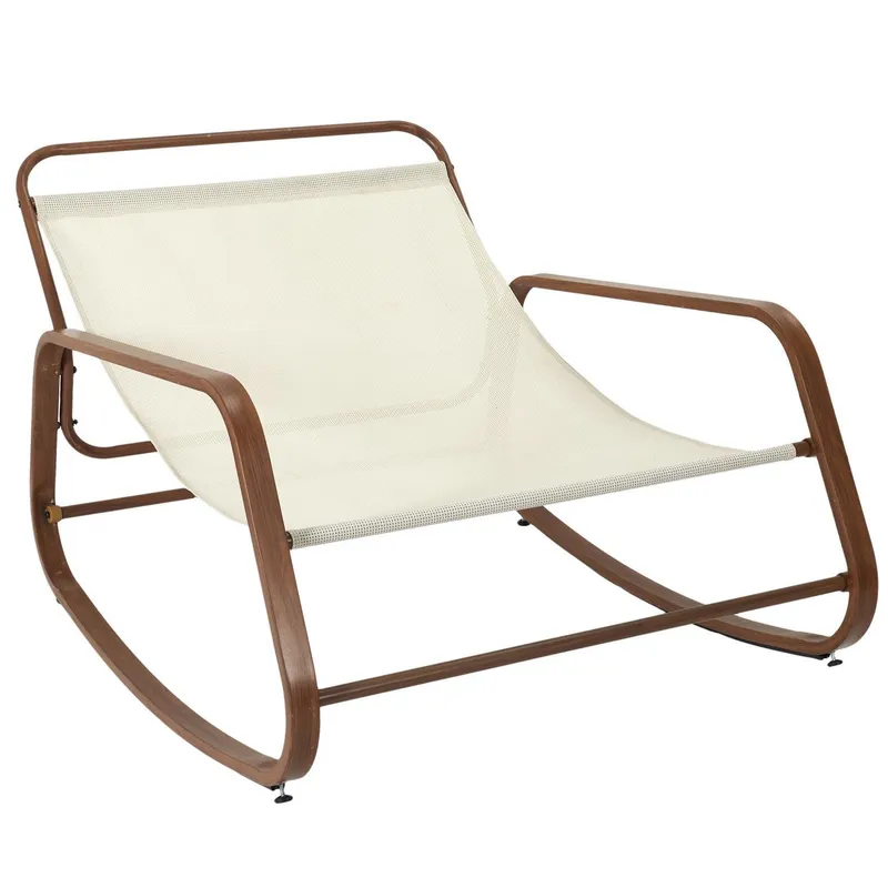 Fotel Ogrodowy GARDIVA Miami, Nowoczesny Design, Metal - Biały