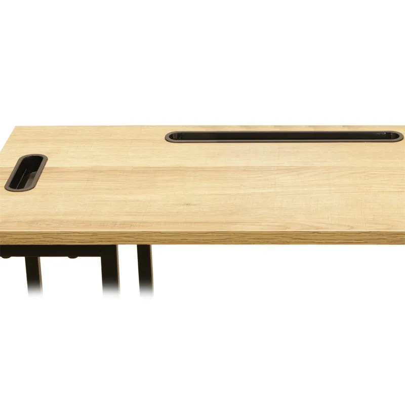 Stolik Boczny MEBLIVA Stand, MDF Laminowany, Industrialny - Naturalny