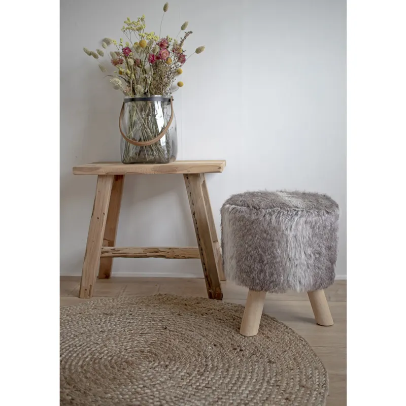 Dywan MEBLIVA Bombay 150cm Okrągły Jutowy - Naturalny