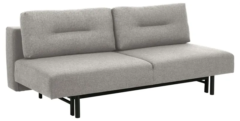 Sofa MEBLIVA Malling Rozkładana, Tkanina, Skandynawski - Szary Jasny