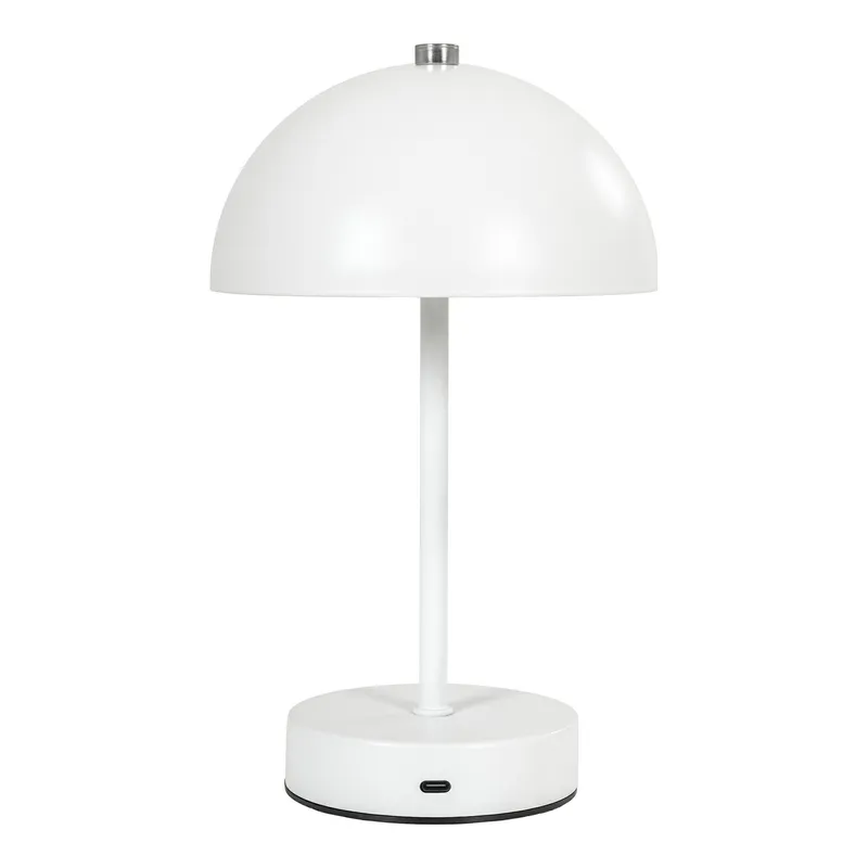 Lampka Stołowa MEBLIVA Holt LED, Nowoczesna, Metal - Biała