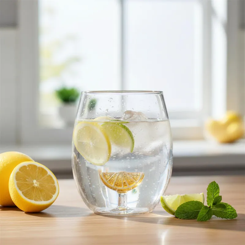 Szklanka Do Napoju MEBLIVA 400 ml Ze Szkła Borokrzemowego - Transparentna