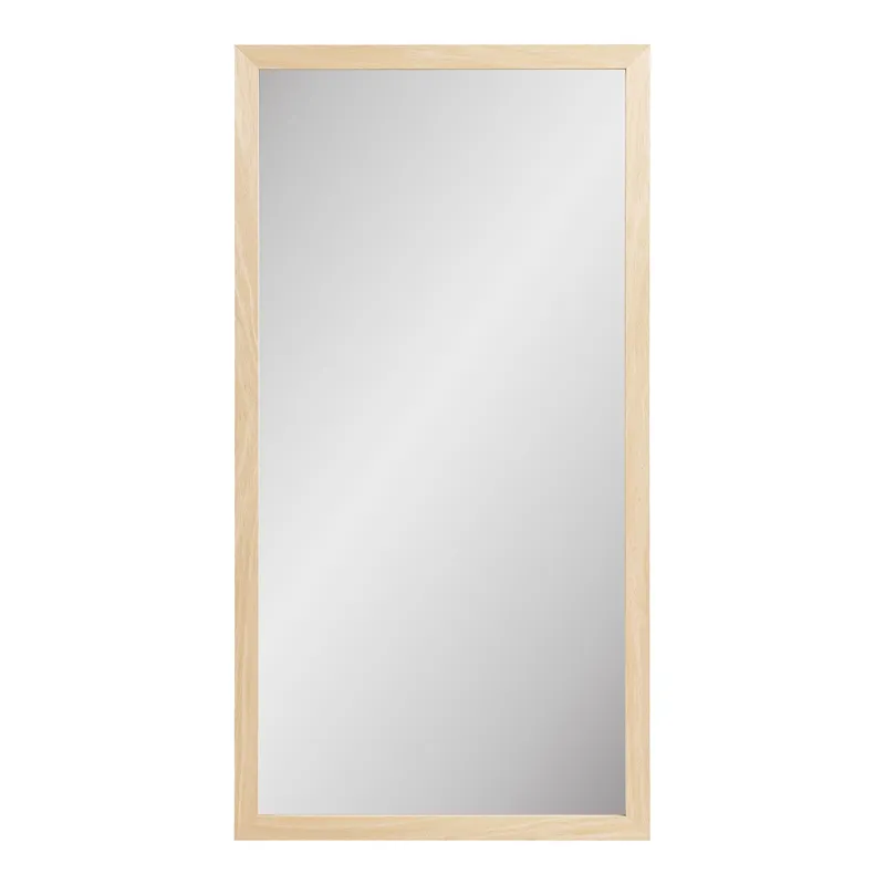 Lustro Ścienne MEBLIVA Scottsdale Drewniana Rama 45x75 cm - Naturalne
