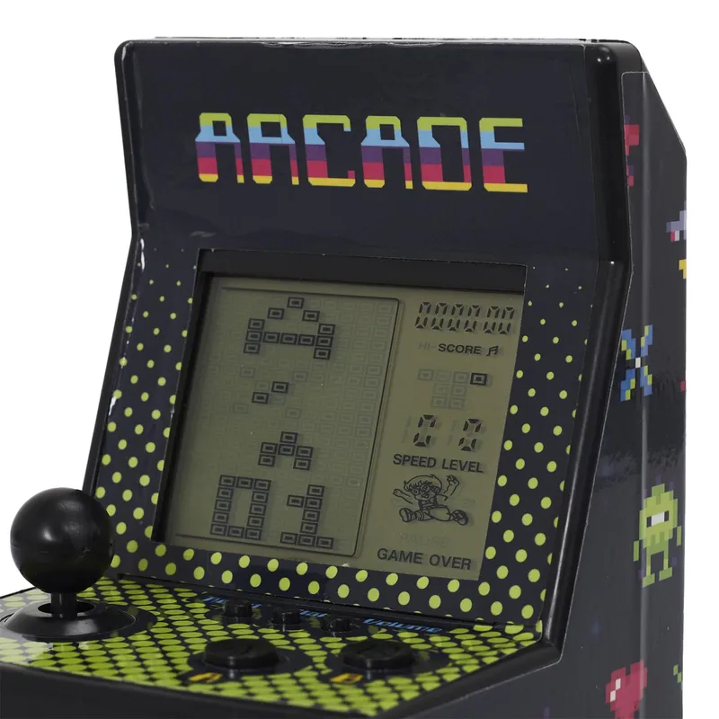 Mini Automat Arcade MEBLIVA 26 Gier - Tworzywo ABS, Czarny