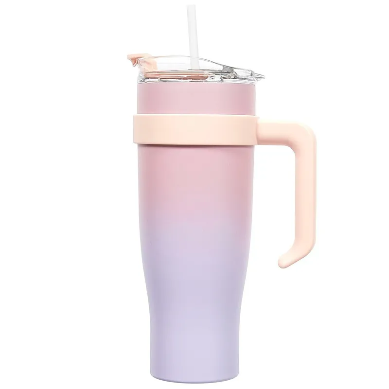 Kubek Termiczny MEBLIVA Miami Tie-Dye, Stal Nierdzewna 1200 ml - Fioletowy