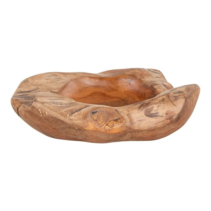 Miska Rio 20cm MEBLIVA Z Drewna Tekowego - Naturalny