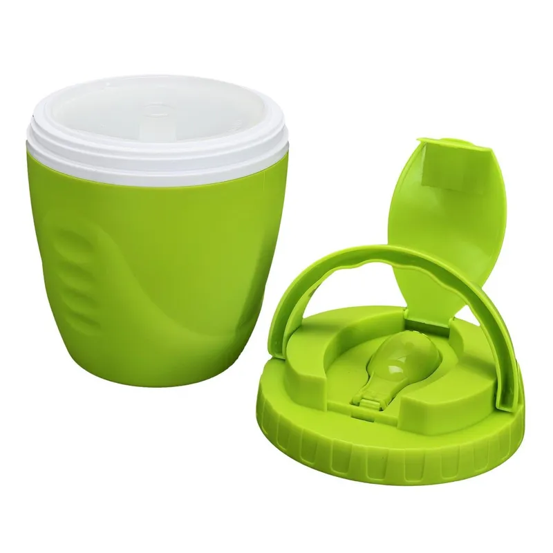 Lunchbox Travel MEBLIVA Okrągły Szczelny Pojemnik Na Lunch - Czerwony