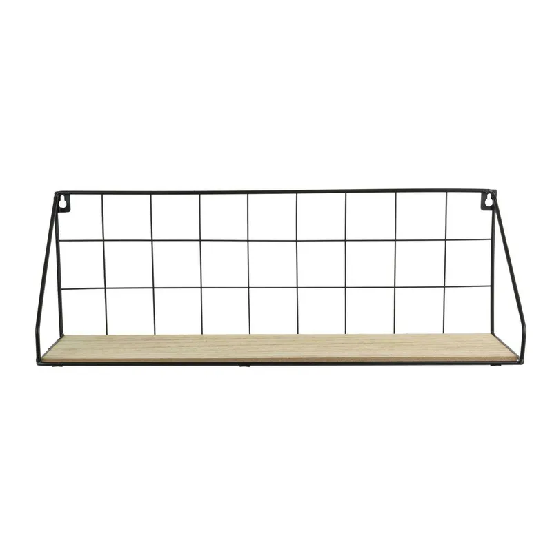 Półka Ścienna MEBLIVA Canard Metalowa Industrialna 45 cm - Czarny