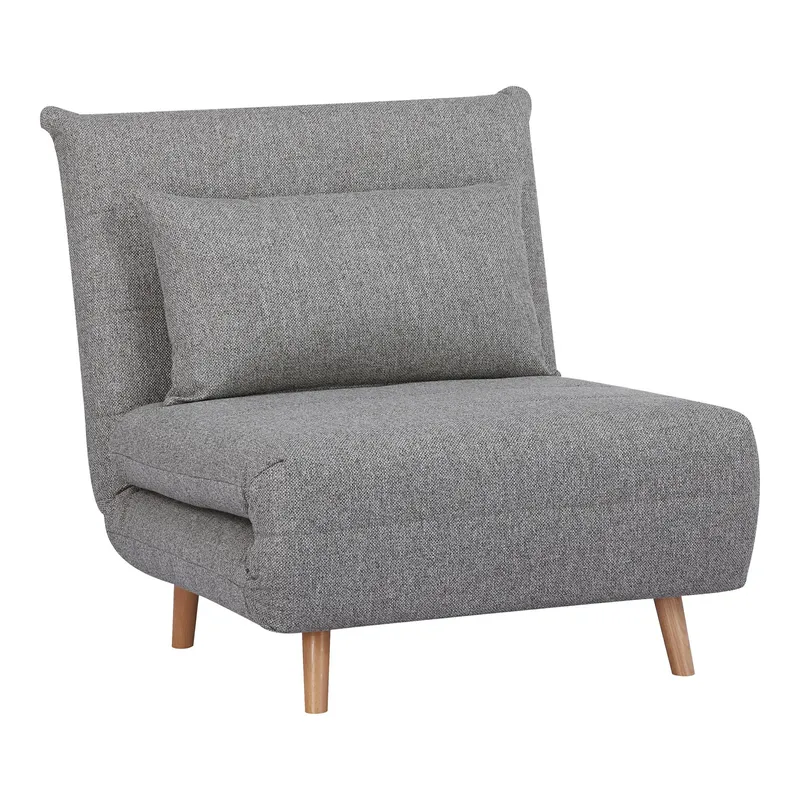 Sofa Rozkładana MEBLIVA Marlow 1, Skandynawska - Szara
