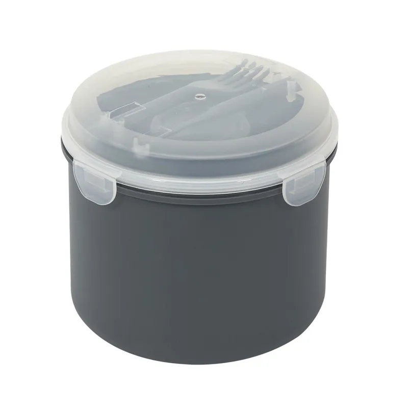 Lunch Box Round MEBLIVA 1,4l - Antracytowy