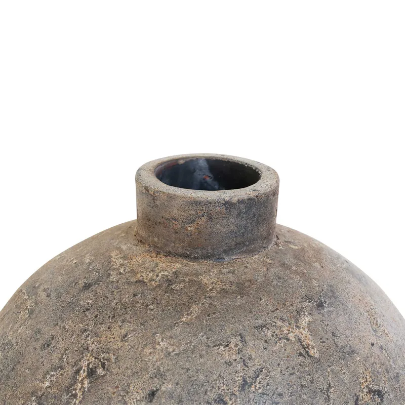 Wazon Corvo MEBLIVA Duży Ceramiczny 80 cm - Szary