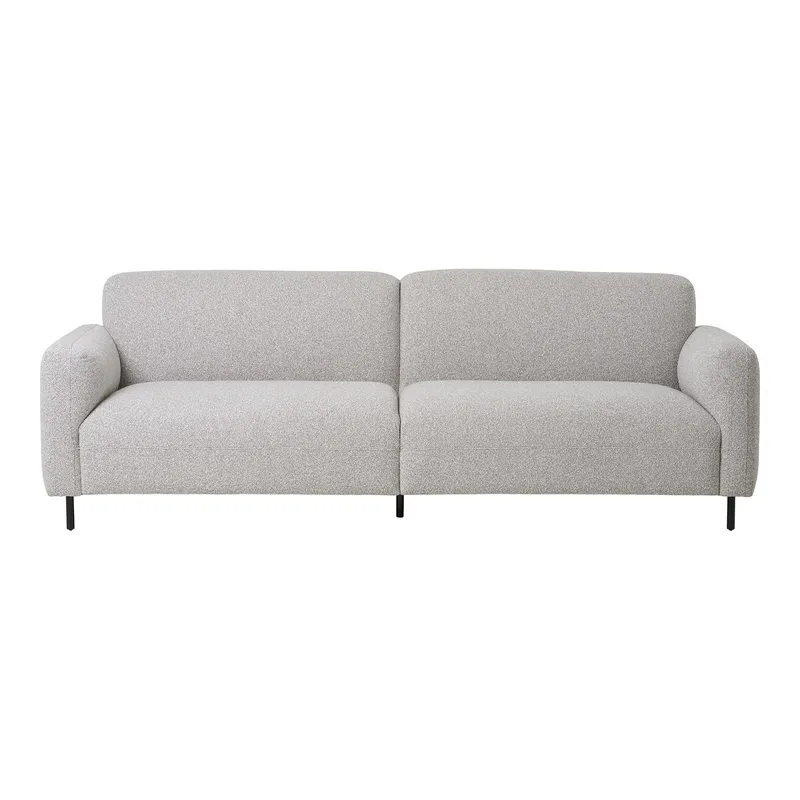 Sofa MEBLIVA Salvador Bouclé Skandynawska 228 cm - Beżowa