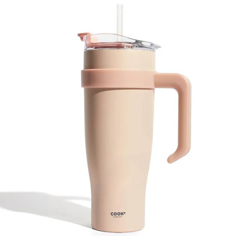 Kubek Termiczny MEBLIVA Miami Classic, Stal Nierdzewna 1200 ml - Różowy