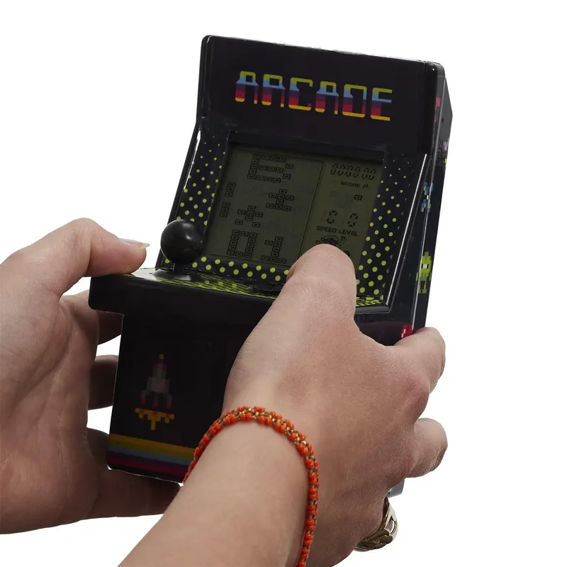Mini Automat Arcade MEBLIVA 26 Gier - Tworzywo ABS, Czarny