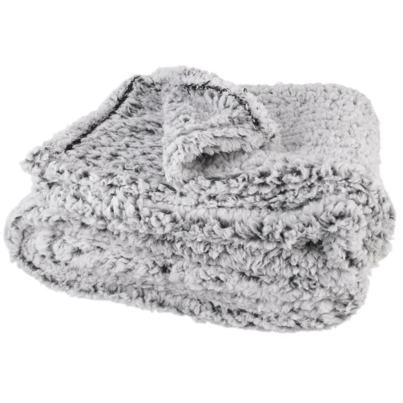 Koc MEBLIVA Soportar Polarowy 150x120 cm - Szary