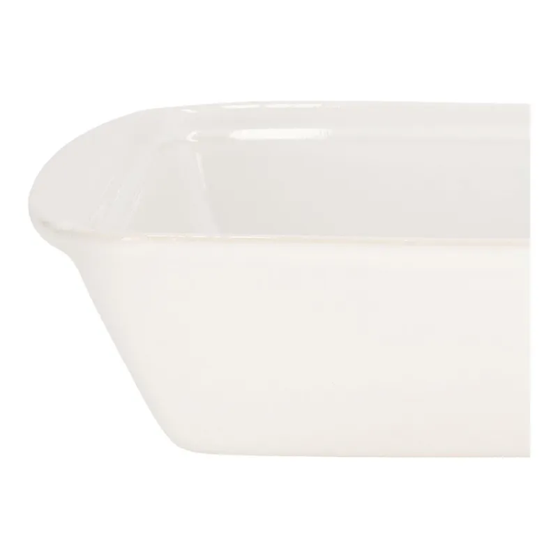 Naczynie Do Zapiekania MEBLIVA Cannelloni, Ceramika 35×21,5 cm - Białe