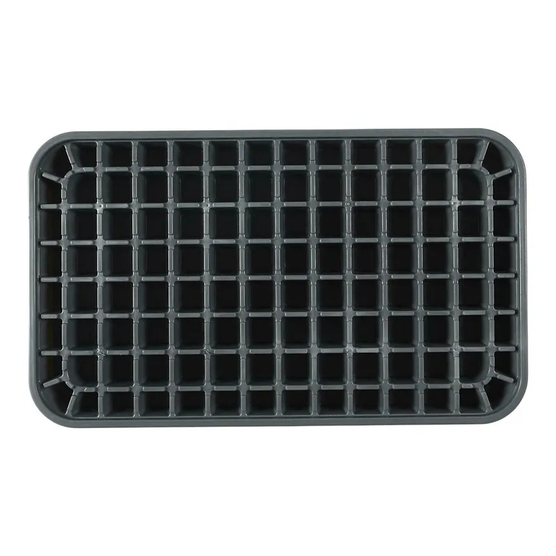 Foremka Do Kostek Lodu MEBLIVA Silikonowa 22,5×38 cm - Szary