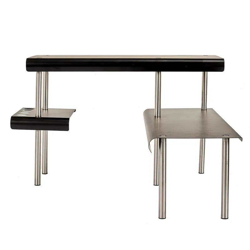 Półka Kuchenna MEBLIVA Angle Metal 3-POZIOMOWA - Czarny