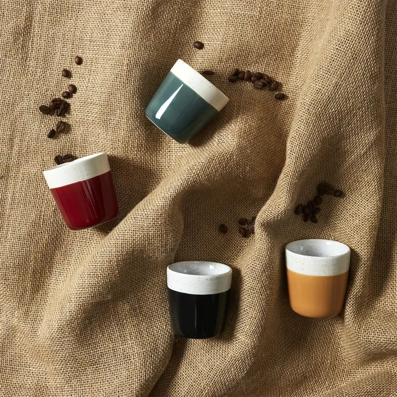 Kubek Do Espresso MEBLIVA Doblo Ceramiczny 100ml - Morski