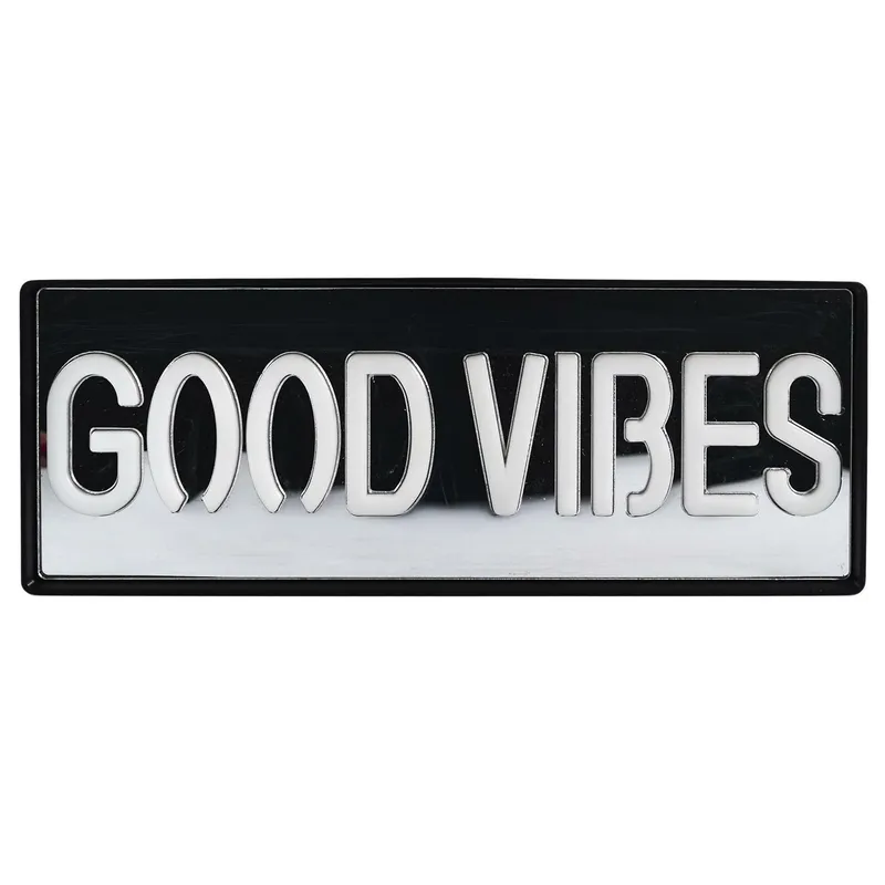 Lampka LED Neon Good Vibes MEBLIVA, Nowoczesna - Czarny