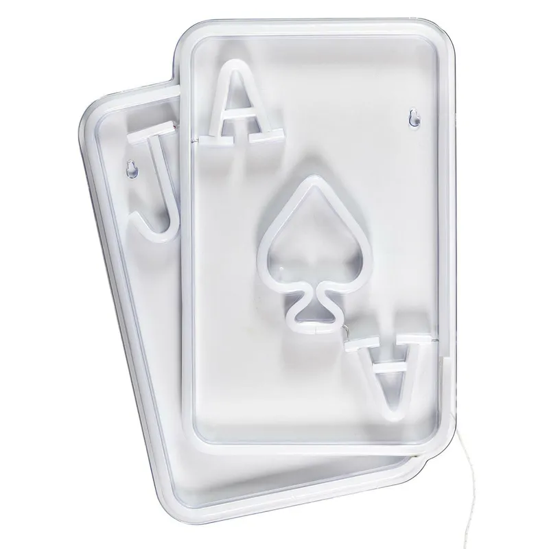 Lampa Karta Neon LED MEBLIVA – Nowoczesna - Multikolor