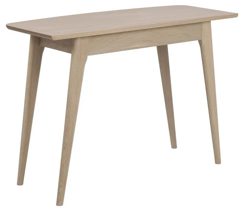 Biurko MEBLIVA Woodstock Drewniane Dąb Bielony 105 cm - Naturalny
