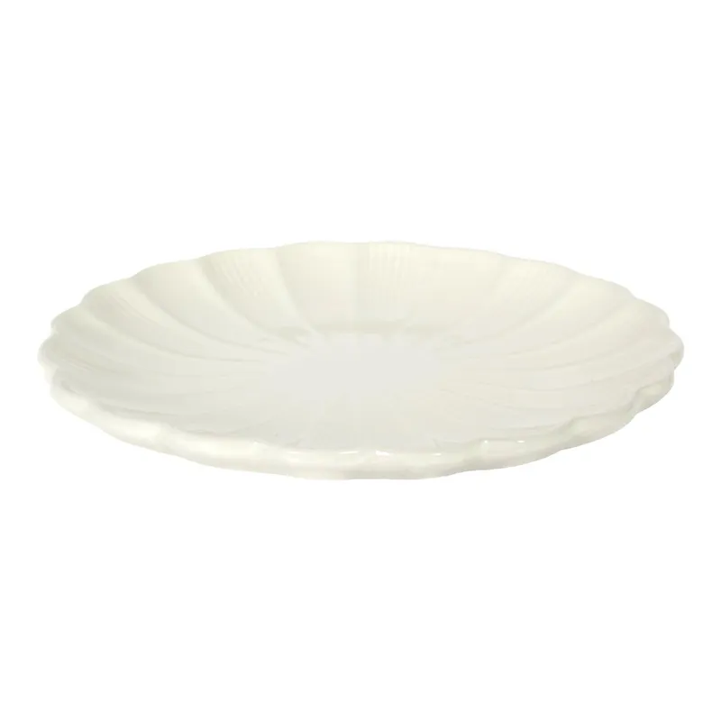 Talerz MEBLIVA Calista Ceramiczny, 27 cm - Kremowy