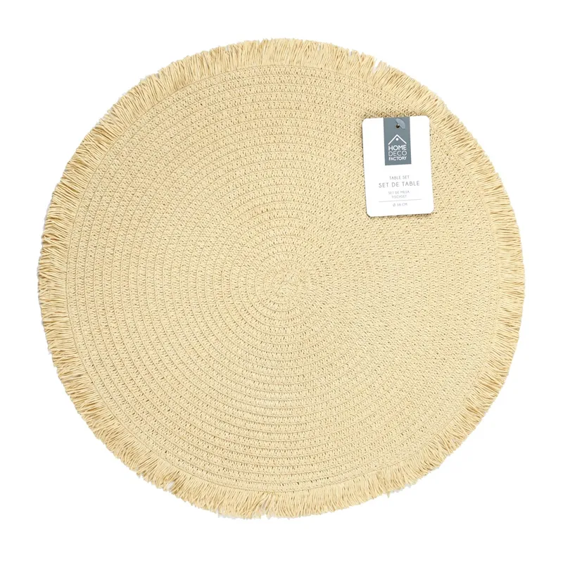 Podkładka Pod Talerz MEBLIVA 38cm Naturalna - Boho