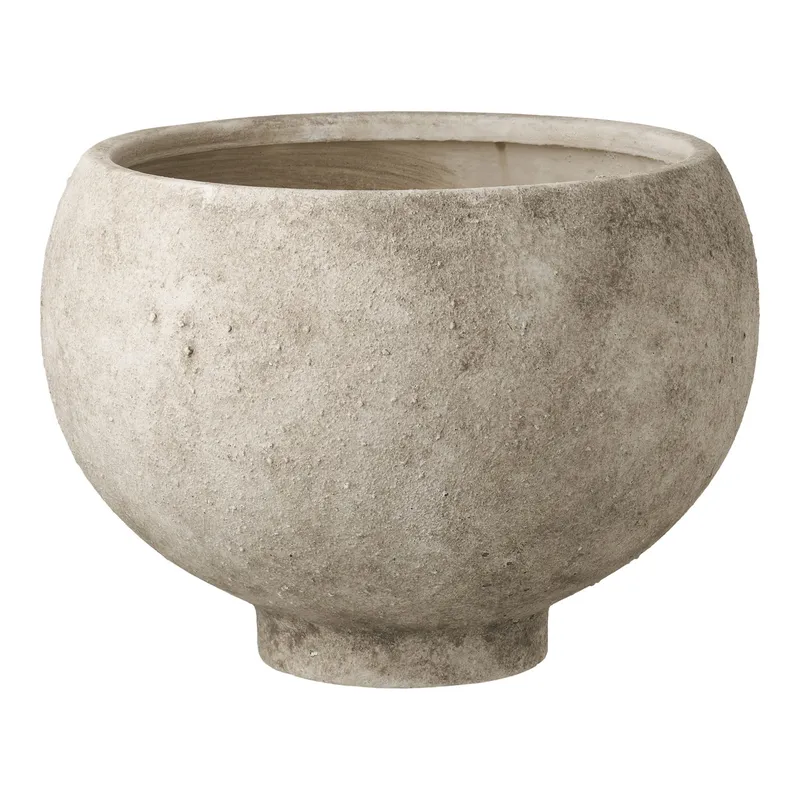 Doniczka Ceramiczna MEBLIVA, 26 cm, Boho - Szara
