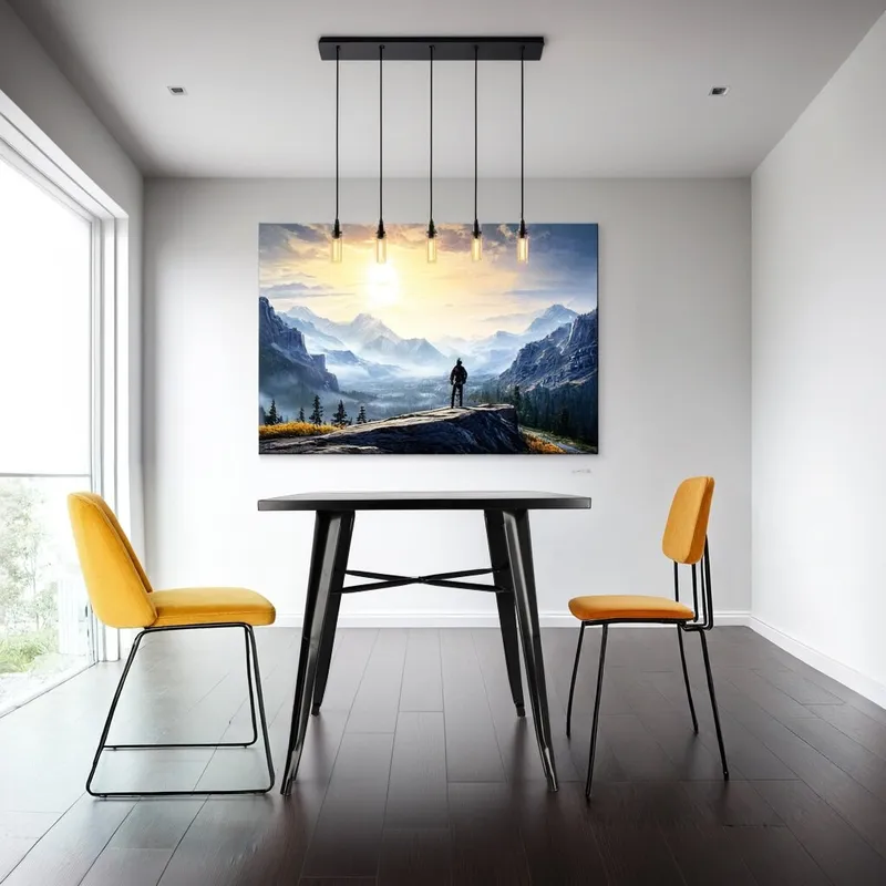 Stół MEBLIVA Paris 80x80 cm Metalowy Nowoczesny - Czarny
