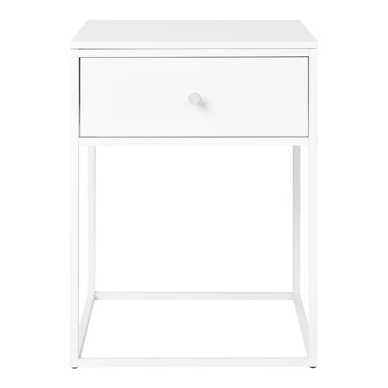 Szafka Nocna MEBLIVA Vita MDF, 40 cm, Nowoczesna - Biała