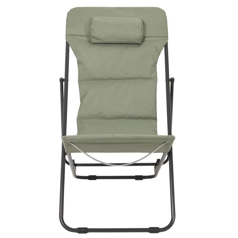 Leżak GARDIVA Grue Metal Nowoczesny - Khaki