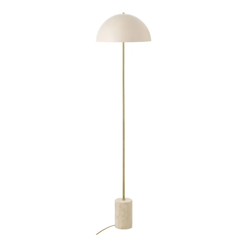 Lampa Podłogowa MEBLIVA Sheffield Marmur, Glamour - Beżowy