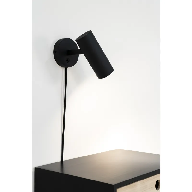Kinkiet MEBLIVA Paris, Nowoczesny Design, Stal - Czarny