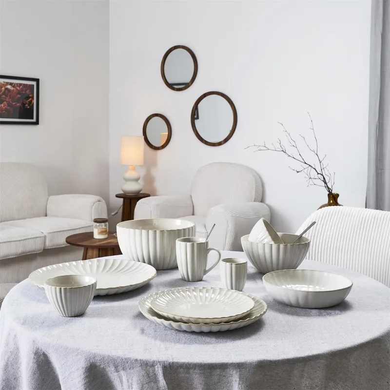 Miska MEBLIVA Vlora Ceramiczna 11cm - Beżowa