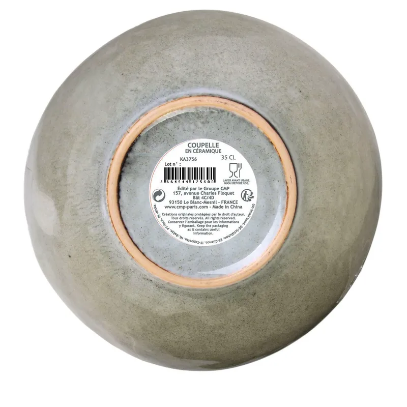 Miska MEBLIVA Laguna Ceramiczna 350ml Do Zupy - Zielona