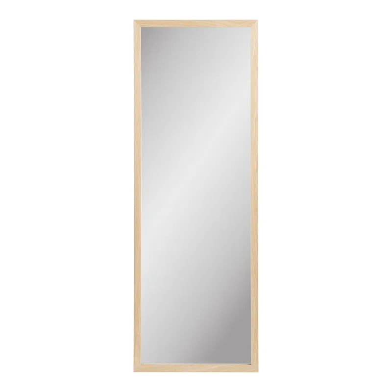 Lustro Ścienne MEBLIVA Scottsdale Naturalne, Drewniana Rama 45x110 cm