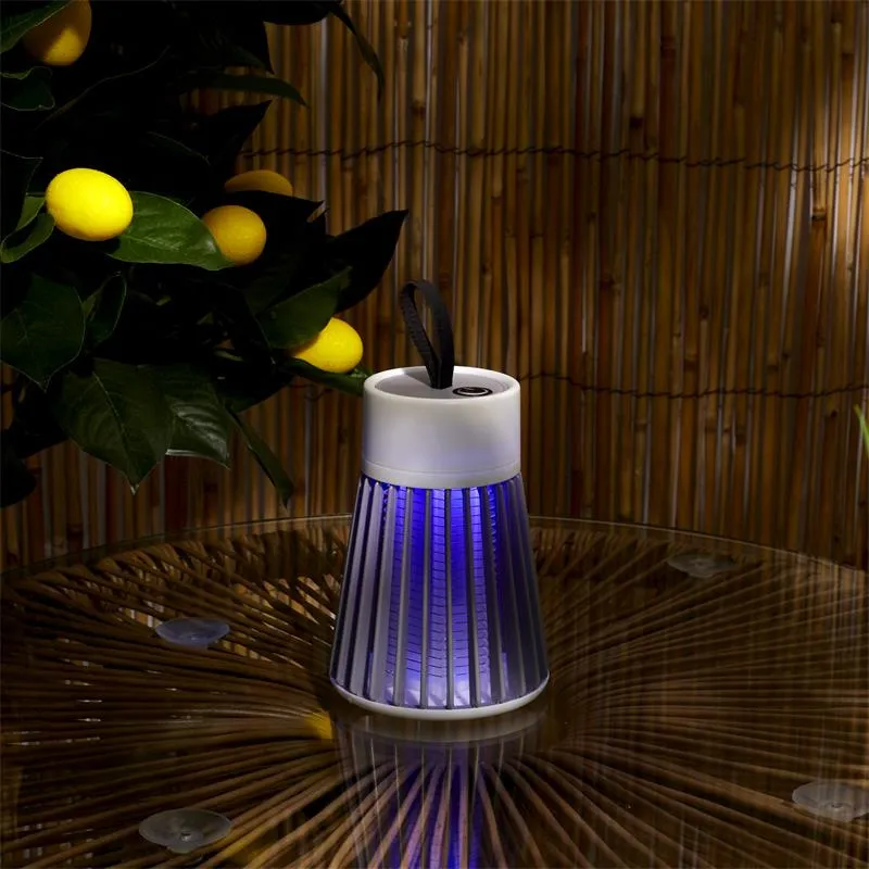Lampa Na Komary GARDIVA Abet, USB, Nowoczesna - Biała