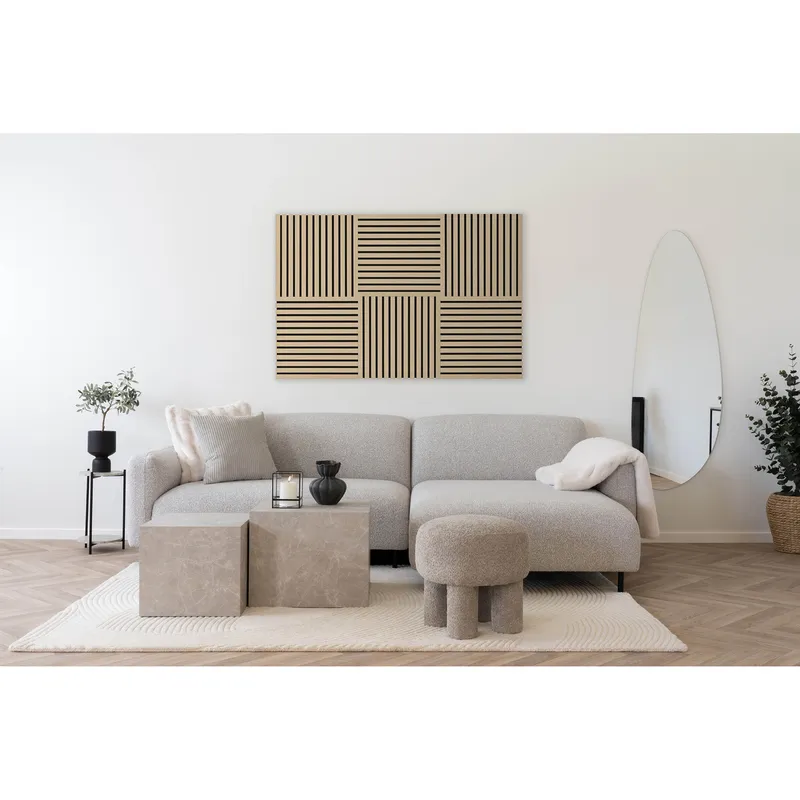 Panel Acoustic MEBLIVA 52x52cm - MDF Naturalny