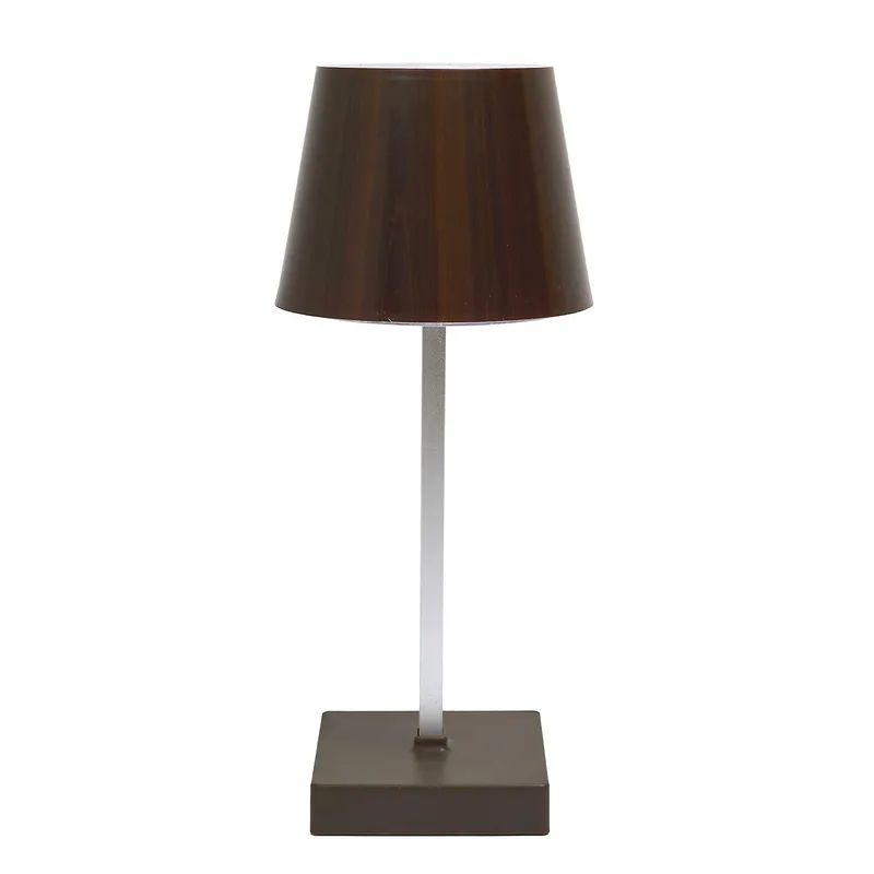 Lampka Stołowa MEBLIVA Blanca LED Na Dotyk, Minimalistyczna - Brązowa
