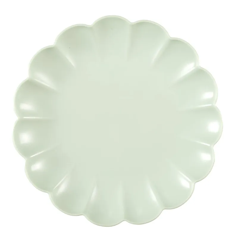 Talerz Deserowy MEBLIVA Iris 20,5cm - Polipropylen Zielony Jasny
