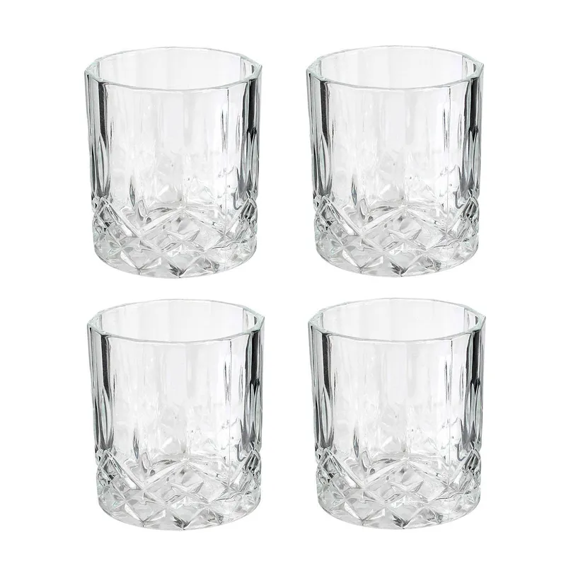Zestaw Do Whisky MEBLIVA Verre Karafka I 4 Szklanki - Transparentny