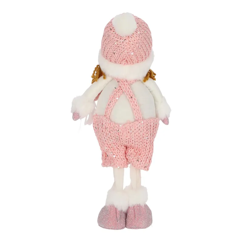 Figurka MEBLIVA Chłopczyk 38cm Tkanina - Różowy