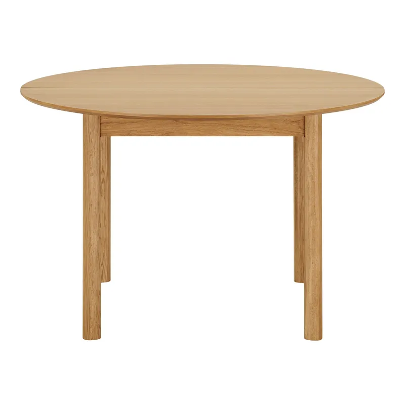 Stół MEBLIVA Bundaberg Rozkładany Fornir Dębowy 120/220 cm - Naturalny Dąb