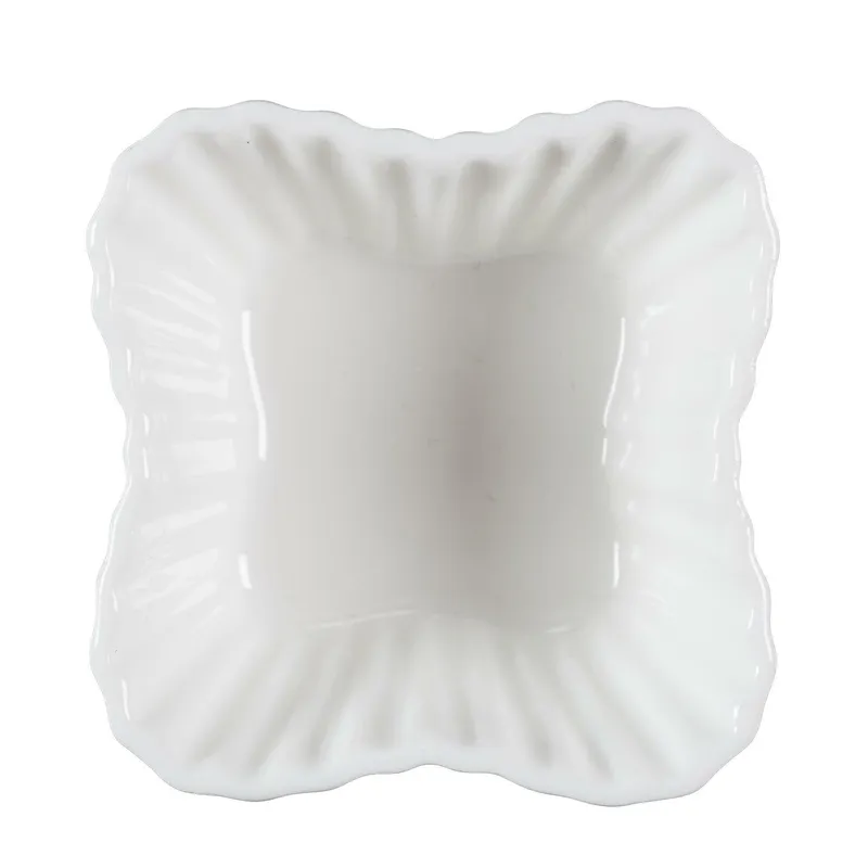 Miseczka Ramekin MEBLIVA Ceramiczna Do Przystawek, Boho - Biały