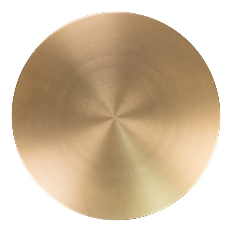 Stolik Kawowy MEBLIVA Lecco 51cm Metal Glamour - Złoty